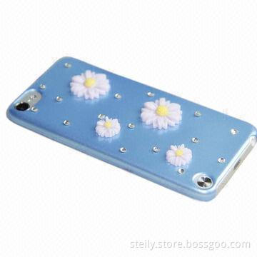 Little Daisy PC Case with Diamond for iPod Touch 5